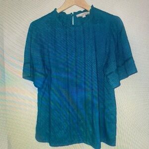 Chic Teal Women's Blouse